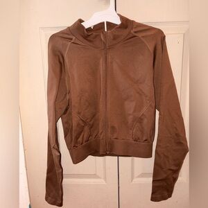 NVGTN Brown Zip-Up Hoodie